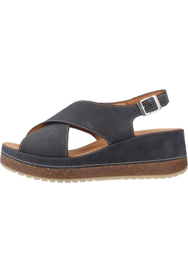 Clarks - Sandały CLARKS KASSANDA STEP Niebieski. Kolor: niebieski. Materiał: skóra. Sezon: lato