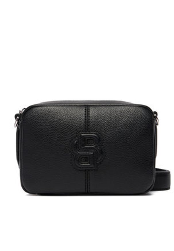 BOSS Torebka 50557914 Czarny. Kolor: czarny. Materiał: skórzane