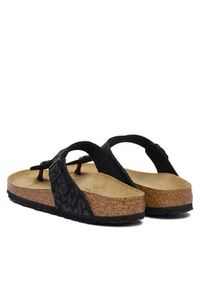 Birkenstock Japonki Gizeh 1032082 Czarny. Kolor: czarny. Materiał: skóra #3