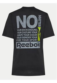 Reebok T-Shirt Unisex Not A Spectator 100075624 Czarny Relaxed Fit. Kolor: czarny. Materiał: bawełna #8