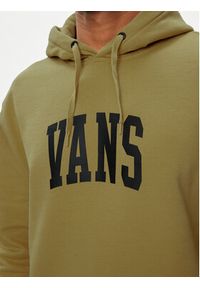 Vans Bluza Vans Arched Po VN000G0N Brązowy Regular Fit. Kolor: brązowy. Materiał: bawełna #4