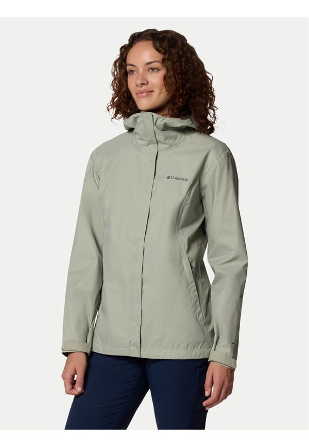 columbia - Columbia Kurtka przeciwdeszczowa Arcadia™ II 1534115 Zielony Regular Fit. Kolor: zielony. Materiał: syntetyk