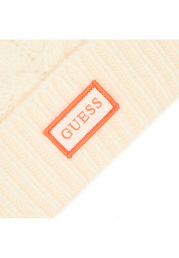 Guess Czapka AW9972 WOL01 Écru. Materiał: materiał