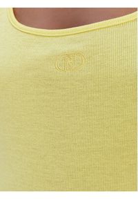Liu Jo Sport Top TA6173 J3845 Żółty Regular Fit. Kolor: żółty. Materiał: wiskoza. Styl: sportowy #2
