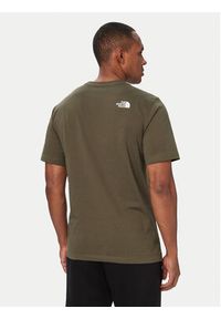 The North Face T-Shirt Evolution Half Dome NF0A8B6J Zielony Regular Fit. Kolor: zielony. Materiał: bawełna #2
