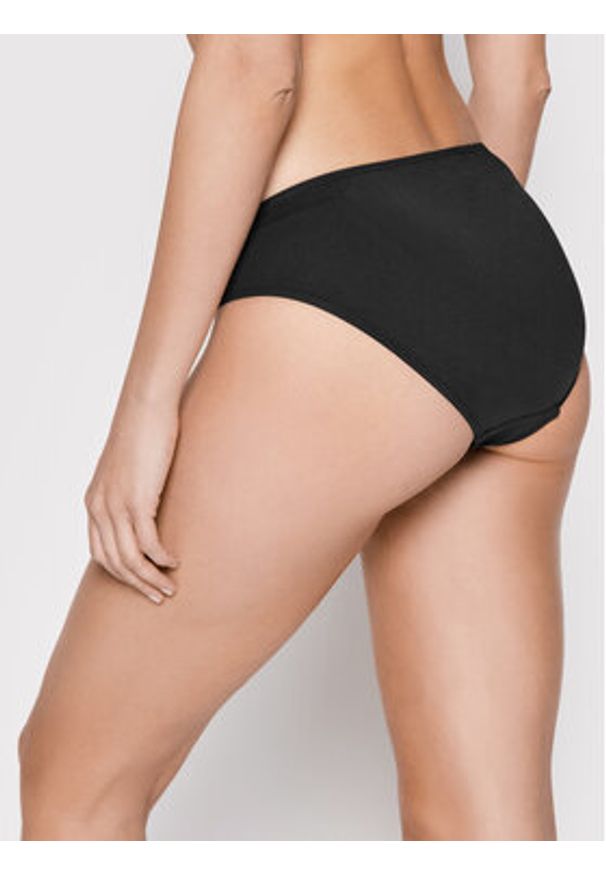 Lauren Ralph Lauren Dół od bikini 20101051 Czarny. Kolor: czarny. Materiał: syntetyk