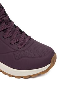 skechers - Skechers Botki Uno Rugged 167274/WINE Bordowy. Kolor: czerwony. Materiał: skóra