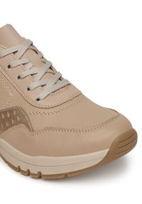 Rieker Sneakersy M6607-60 Beżowy. Kolor: beżowy. Materiał: skóra