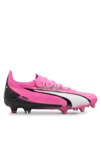 Puma Buty do piłki nożnej ULTRA ULTIMATE FG/AG 10774401 01 Różowy. Kolor: różowy. Materiał: skóra