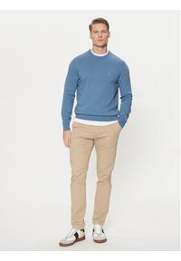 BOSS Sweter Kanovano 50471343 Niebieski Regular Fit. Kolor: niebieski. Materiał: bawełna