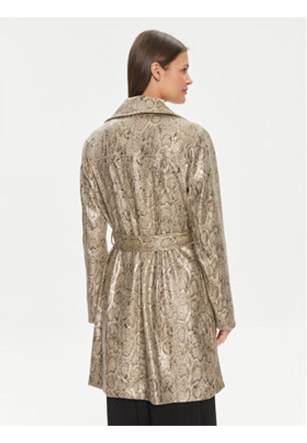 Guess Trencz Mila W4RL31 WFZU0 Brązowy Regular Fit. Kolor: brązowy. Materiał: skóra