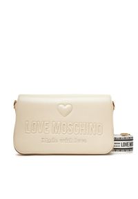 Love Moschino - LOVE MOSCHINO Torebka JC4221PP0MKF0110 Écru. Materiał: skórzane