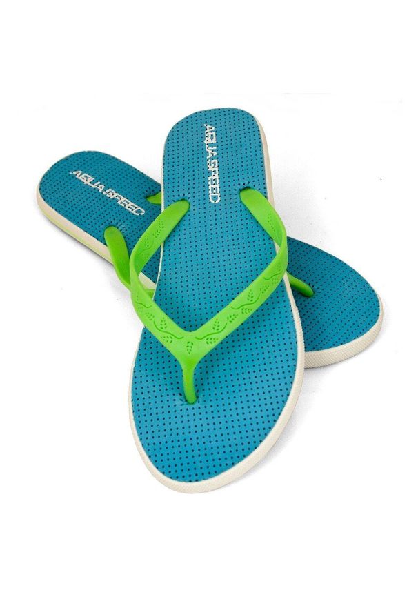 Japonki basenowe damskie Aqua Speed Loma. Kolor: turkusowy, wielokolorowy, niebieski