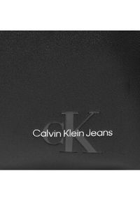 Calvin Klein Jeans Kosmetyczka K50K512176 Czarny. Kolor: czarny. Materiał: skóra #4