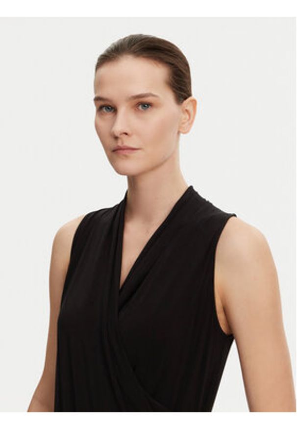 Weekend Max Mara Kombinezon Genzana 2515641012 Czarny Relaxed Fit. Kolor: czarny. Materiał: wiskoza