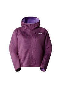 Kurtka The North Face Dotknit Thermal FZ 0A89VE1NI1 - fioletowa. Typ kołnierza: kaptur. Kolor: fioletowy. Materiał: skóra, poliester, materiał. Styl: klasyczny #1