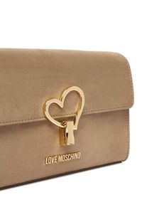 Love Moschino - LOVE MOSCHINO Torebka JC4327PP0NKX0105 Beżowy. Kolor: beżowy. Materiał: skórzane #5