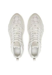 MICHAEL Michael Kors Sneakersy Nick Empire Signature Logo and Leather Trainer 42S4PEFS2B Biały. Kolor: biały #3
