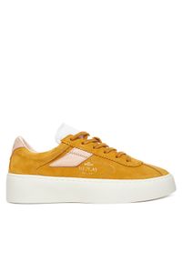 Replay - REPLAY Sneakersy Allen GWSE4 .000.C0001L Żółty. Kolor: żółty. Materiał: zamsz, skóra