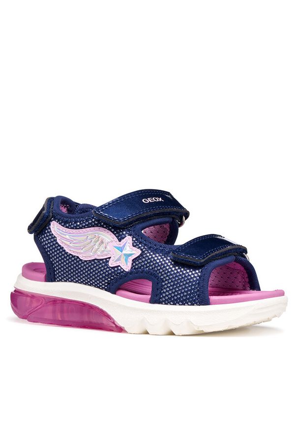 Sandały Geox. Kolor: niebieski