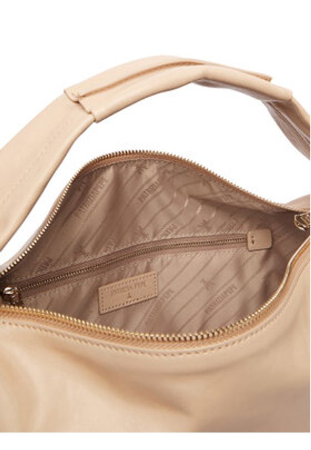 Patrizia Pepe Torebka 8B0314/L177-R874 Beżowy. Kolor: beżowy. Materiał: skórzane