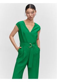 mango - Mango Kombinezon Gabriela 57053801 Zielony Regular Fit. Kolor: zielony. Materiał: wiskoza #1