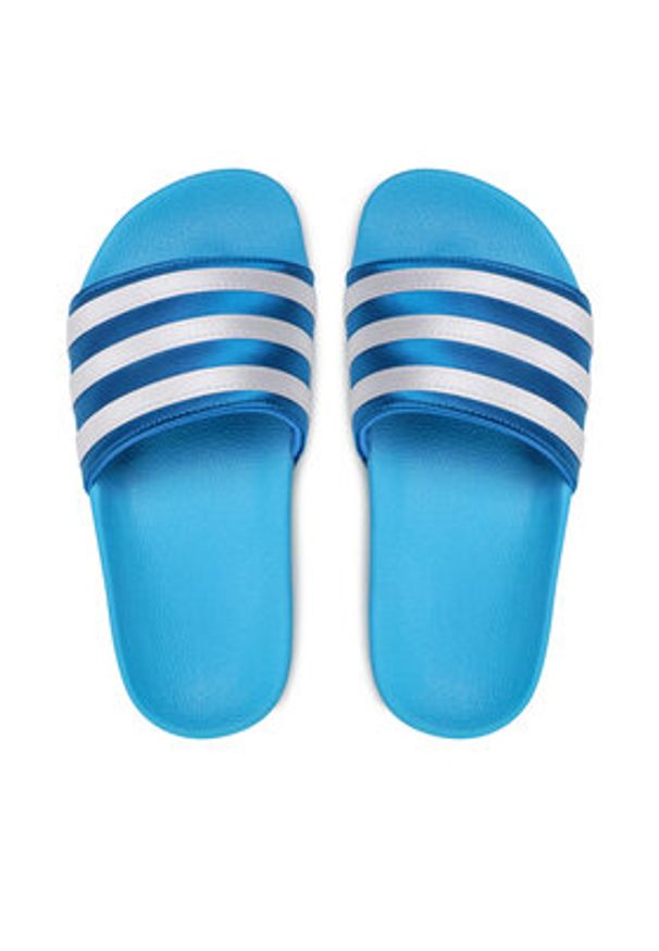Adidas - adidas Klapki adilette W GX8639 Niebieski. Kolor: niebieski. Materiał: materiał