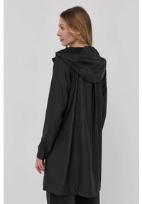 Rains kurtka 18340 A-Line Jacket damska kolor czarny przejściowa. Okazja: na co dzień. Kolor: czarny. Materiał: materiał. Styl: casual #7
