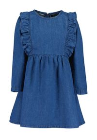 Blue Seven Sukienka jeansowa 784112 X Niebieski Regular Fit. Kolor: niebieski. Materiał: jeans, bawełna #1