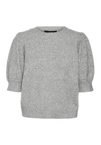 Vero Moda Sweter Doffy 10278313 Szary Regular Fit. Kolor: szary. Materiał: syntetyk