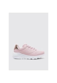 skechers - Buty do chodzenia dla dzieci Skechers Mve One Lite. Okazja: na co dzień. Zapięcie: sznurówki. Kolor: różowy. Materiał: tkanina, materiał, syntetyk. Szerokość cholewki: normalna. Sport: turystyka piesza #1