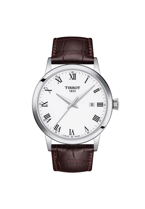 Zegarek Męski TISSOT Classic Dream T-CLASSIC T129.410.16.013.00. Materiał: skóra. Styl: klasyczny, elegancki