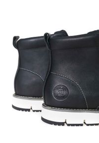 Big-Star - Buty męskie skórzane EE174256 900. Nosek buta: okrągły. Kolor: czarny. Materiał: skóra. Sezon: zima. Styl: klasyczny #2