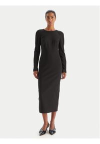 Pinko - PINKO Sukienka koktajlowa 105670 A2QV Z99 Czarny Regular Fit. Kolor: czarny. Materiał: syntetyk. Styl: wizytowy #1