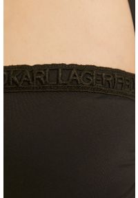 Karl Lagerfeld - Strój kąpielowy. Kolor: czarny. Materiał: materiał. Wzór: gładki #3