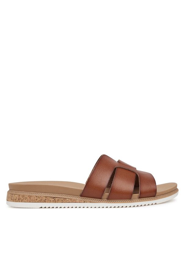 skechers - Klapki Skechers. Kolor: brązowy
