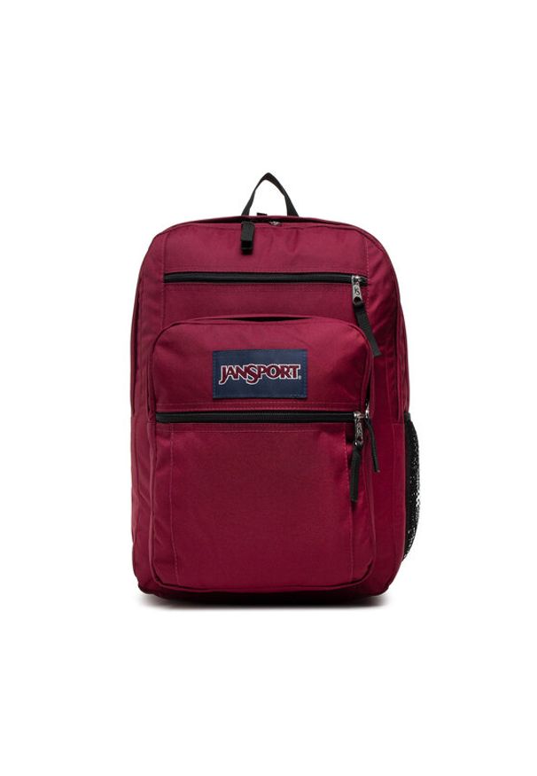 JanSport Plecak Big Student EK0A5BAHN62 Bordowy. Kolor: czerwony. Materiał: materiał. Styl: młodzieżowy
