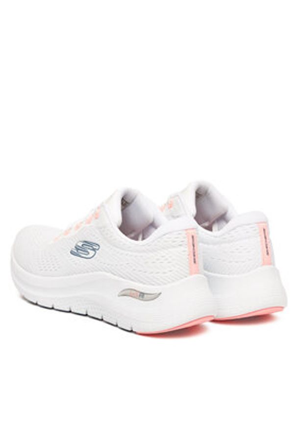 skechers - Skechers Sneakersy Arch Fit 2.0-Big League 150051/WPKB Biały. Kolor: biały. Materiał: materiał