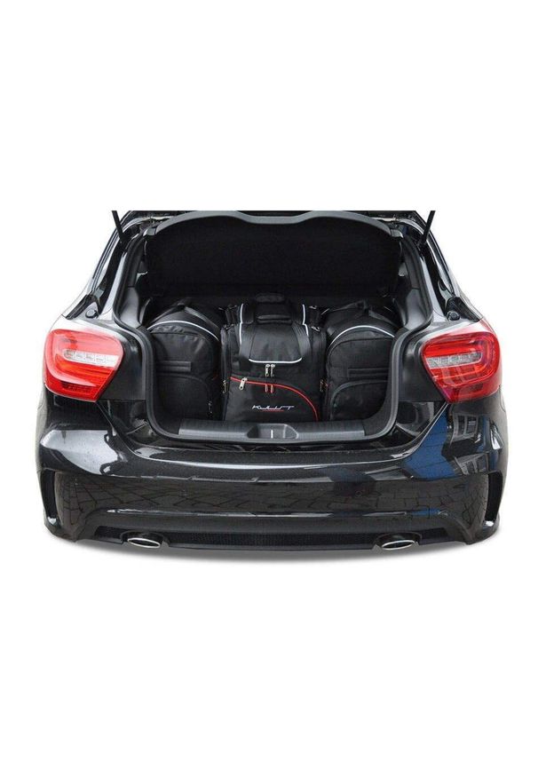 KJUST - Torby Do Bagażnika Mercedes-Benz A Hatchback 2012-2017 4Szt Kjust. Kolor: czarny. Styl: sportowy