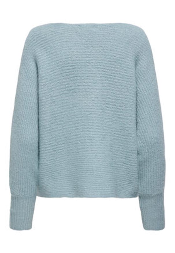 only - ONLY Sweter 15168705 Niebieski Regular Fit. Kolor: niebieski. Materiał: syntetyk