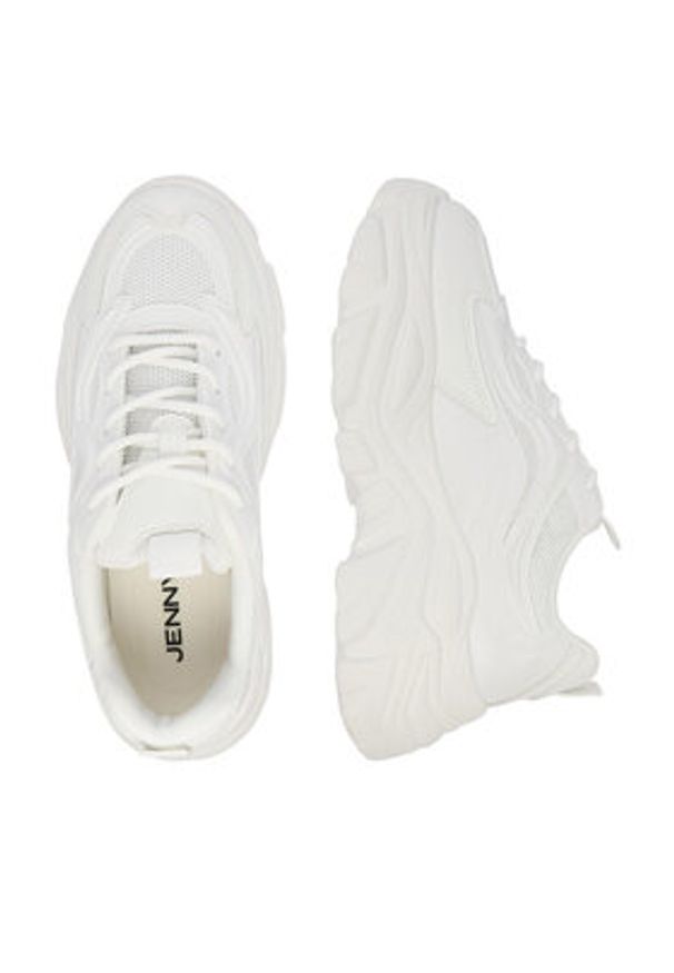Jenny - JENNY Sneakersy CEO-WSS21557-02 Biały. Kolor: biały. Materiał: materiał