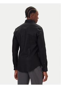 Calvin Klein Koszula LV019EU053 Czarny Slim Fit. Kolor: czarny. Materiał: bawełna #4