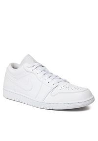 Nike Sneakersy Air Jordan 1 Low 553558 136 Biały. Kolor: biały. Materiał: skóra. Model: Nike Air Jordan