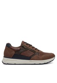 Sneakersy Rieker. Kolor: brązowy