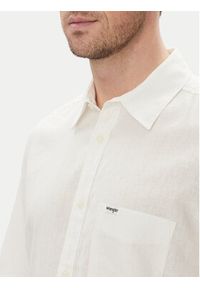 Wrangler Koszula 1 Pkt 112362728 Biały Regular Fit. Kolor: biały. Materiał: bawełna #3