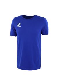 Koszulka piłkarska dla dzieci LOTTO JR DELTA TEE. Kolor: niebieski. Sport: piłka nożna #1