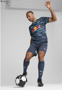 Puma - Męska trzecia koszulka RB Leipzig 24/25 PUMA Dark Night Hero Blue. Kolor: niebieski. Materiał: jersey