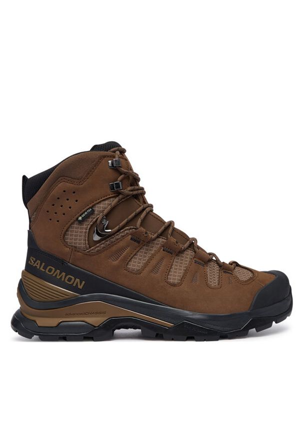 salomon - Salomon Trekkingi Quest 5 Gtx M GORE-TEX L49138500 Brązowy. Kolor: brązowy. Materiał: skóra, nubuk. Technologia: Gore-Tex. Sport: turystyka piesza