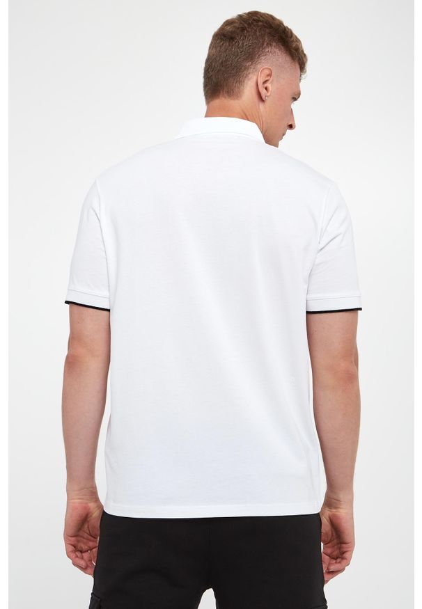 Karl Lagerfeld - Polo męskie z logo KARL LAGERFELD. Typ kołnierza: polo