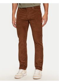 Levi's® Spodnie materiałowe 511™ 04511-6003 Brązowy Slim Fit. Kolor: brązowy. Materiał: sztruks